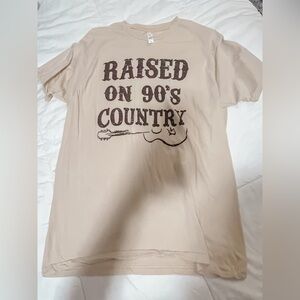 Raised on 90s country tee